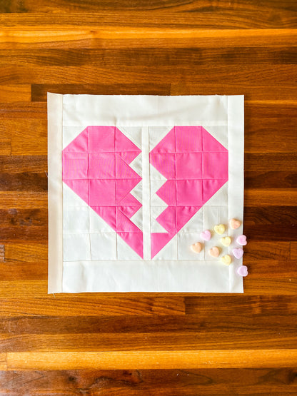 BFF Quilt Block - What is love? Collaboration version