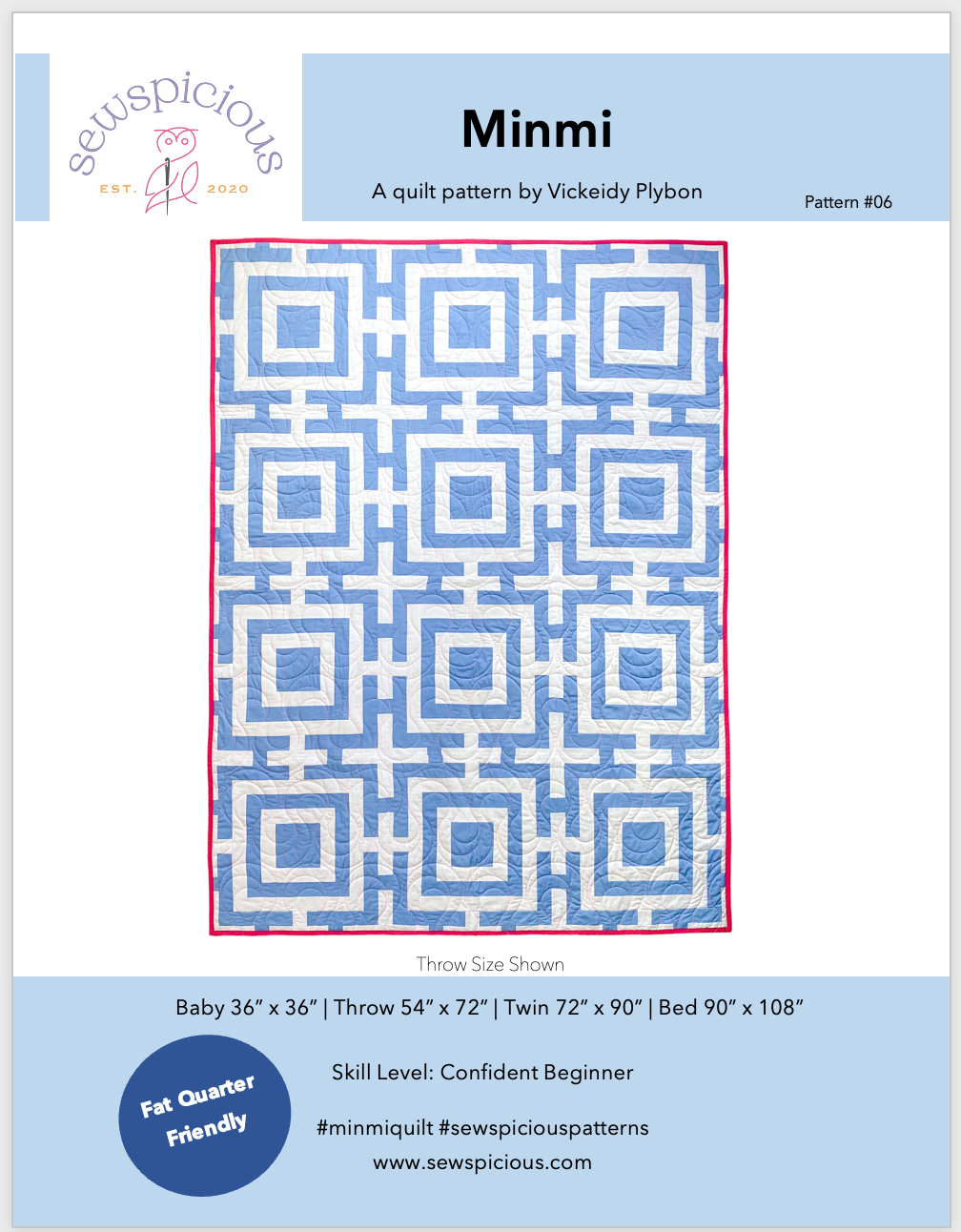 Minmi Quilt - PDF Pattern