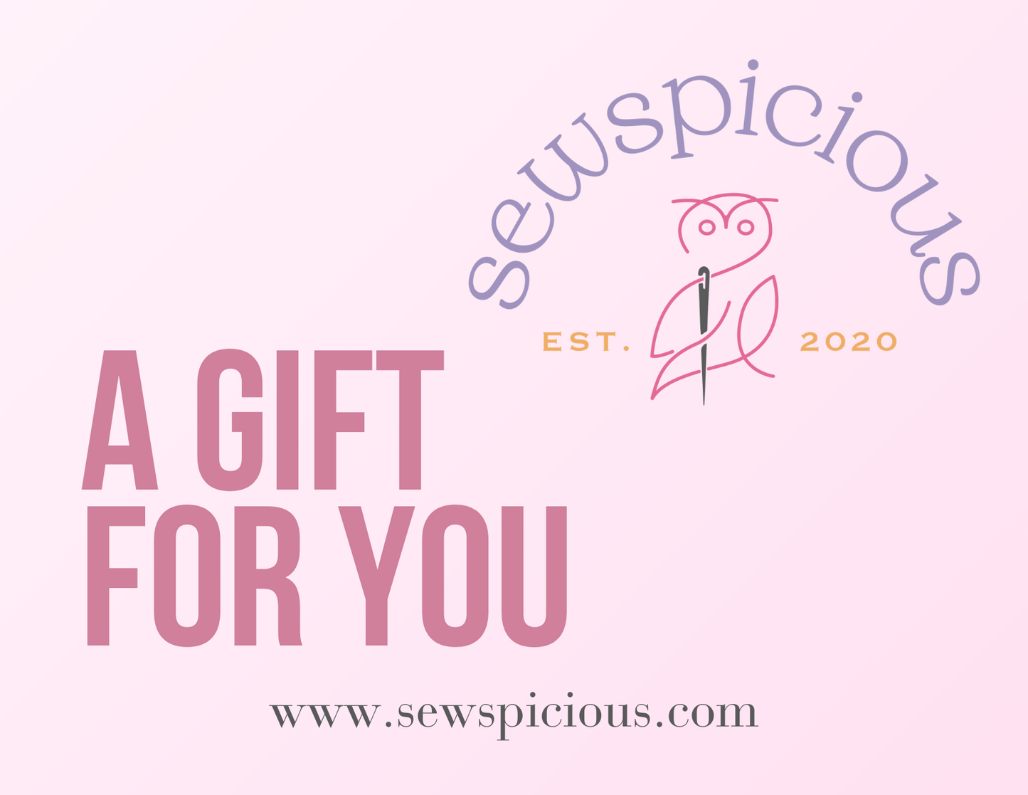 Sewspicious Gift Card